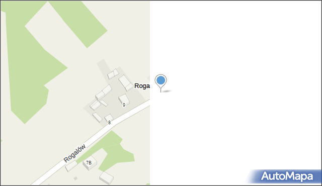 Rogalów, Rogalów, 10, mapa Rogalów