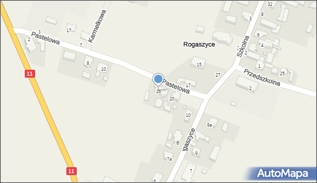 Rogaszyce, Rogaszyce, 13, mapa Rogaszyce