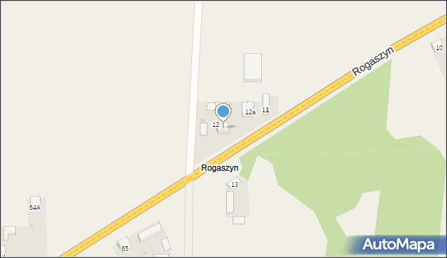 Rogaszyn, Rogaszyn, 12, mapa Rogaszyn