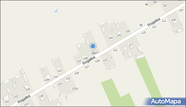 Rogatka, Rogatka, 106, mapa Rogatka