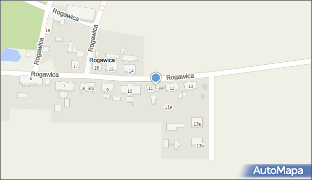 Rogawica, Rogawica, 11/2, mapa Rogawica