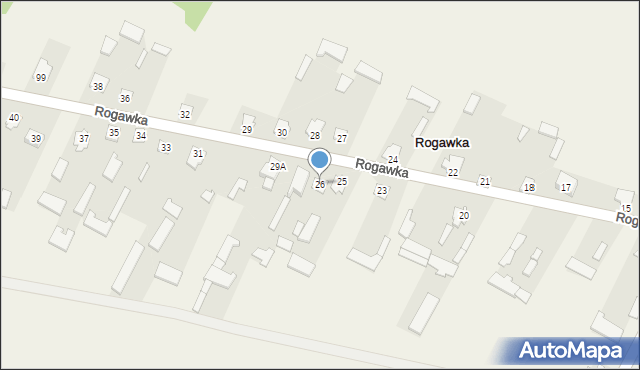 Rogawka, Rogawka, 26, mapa Rogawka