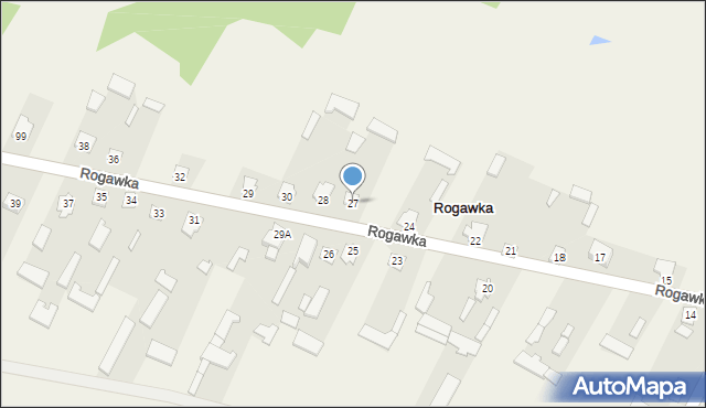 Rogawka, Rogawka, 27, mapa Rogawka