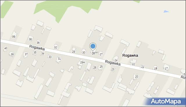 Rogawka, Rogawka, 28, mapa Rogawka