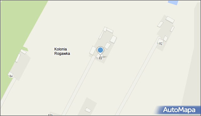 Rogawka, Rogawka, 83, mapa Rogawka