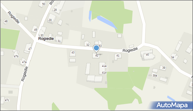 Rogiedle, Rogiedle, 42, mapa Rogiedle