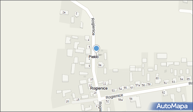 Rogienice, Rogienice, 7, mapa Rogienice