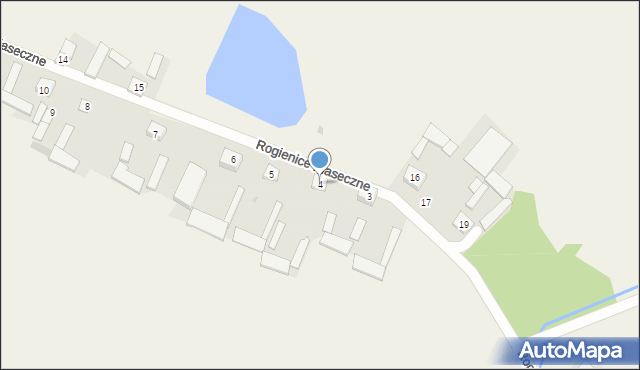 Rogienice Piaseczne, Rogienice Piaseczne, 4, mapa Rogienice Piaseczne