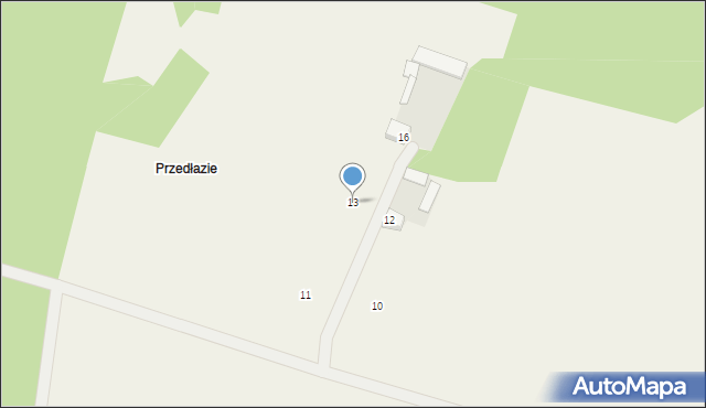 Rogienice-Wypychy, Rogienice-Wypychy, 13, mapa Rogienice-Wypychy