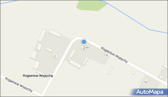 Rogienice-Wypychy, Rogienice-Wypychy, 9, mapa Rogienice-Wypychy