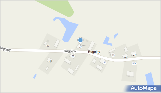 Rogojny, Rogojny, 27, mapa Rogojny