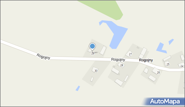 Rogojny, Rogojny, 29, mapa Rogojny