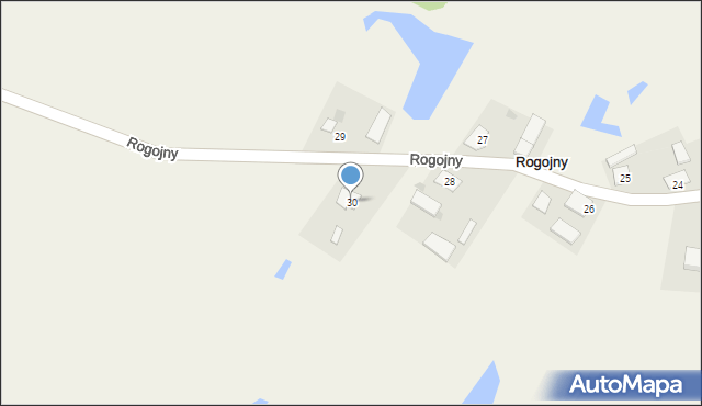 Rogojny, Rogojny, 30, mapa Rogojny