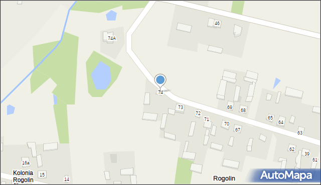 Rogolin, Rogolin, 74, mapa Rogolin