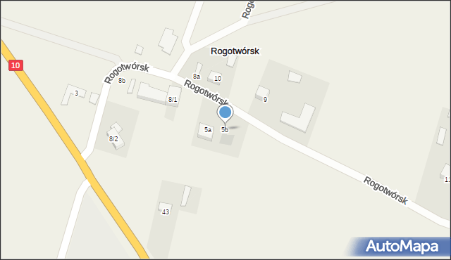 Rogotwórsk, Rogotwórsk, 5b, mapa Rogotwórsk