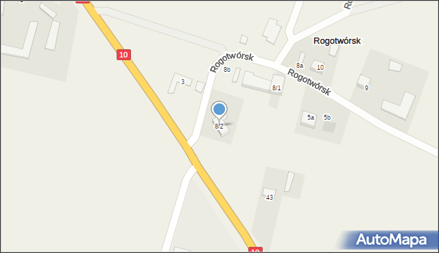 Rogotwórsk, Rogotwórsk, 8/2, mapa Rogotwórsk