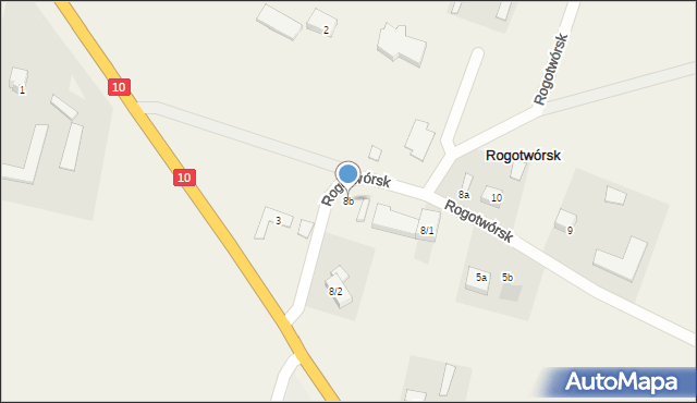 Rogotwórsk, Rogotwórsk, 8b, mapa Rogotwórsk