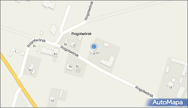 Rogotwórsk, Rogotwórsk, 9, mapa Rogotwórsk