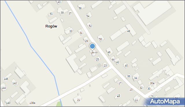 Rogów, Rogów, 27, mapa Rogów