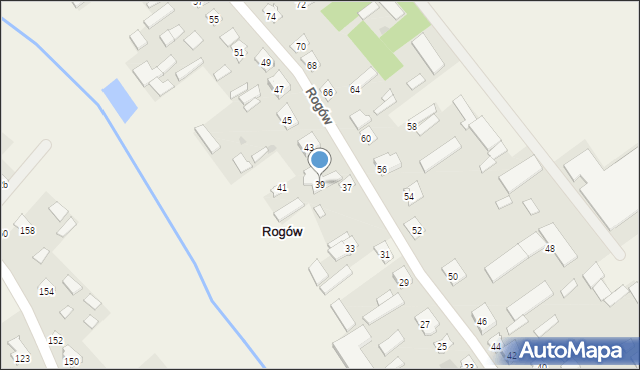 Rogów, Rogów, 39, mapa Rogów