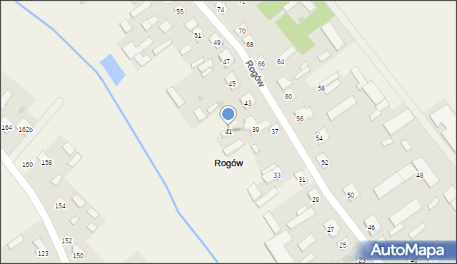 Rogów, Rogów, 41, mapa Rogów