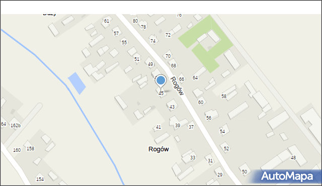 Rogów, Rogów, 45, mapa Rogów