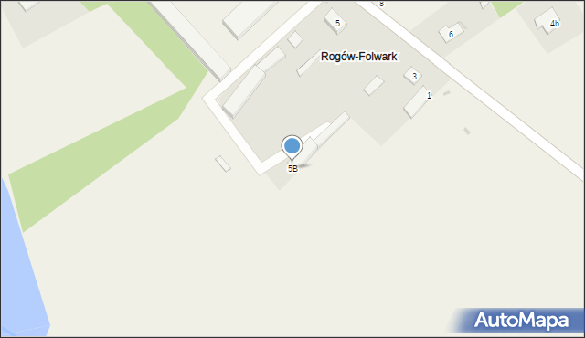 Rogów, Rogów, 5B, mapa Rogów