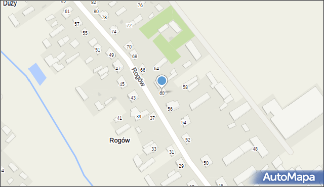 Rogów, Rogów, 60, mapa Rogów