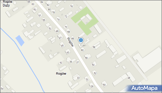 Rogów, Rogów, 62, mapa Rogów