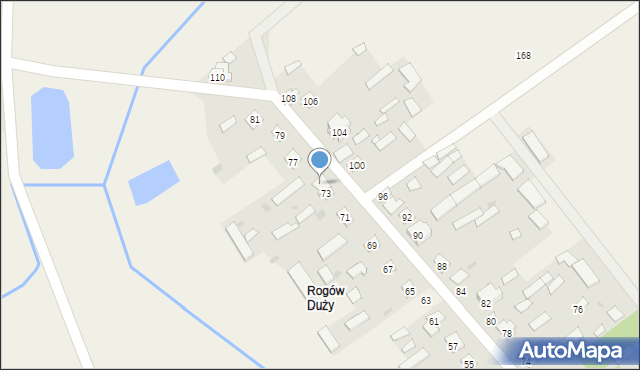 Rogów, Rogów, 75, mapa Rogów