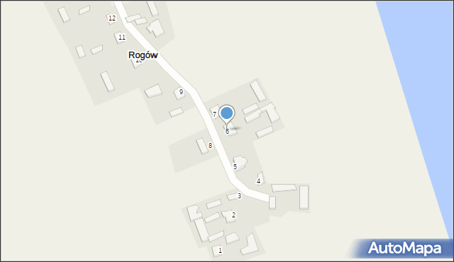 Rogów, Rogów, 6, mapa Rogów