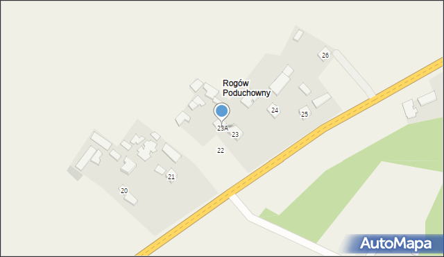 Rogów, Rogów, 23A, mapa Rogów