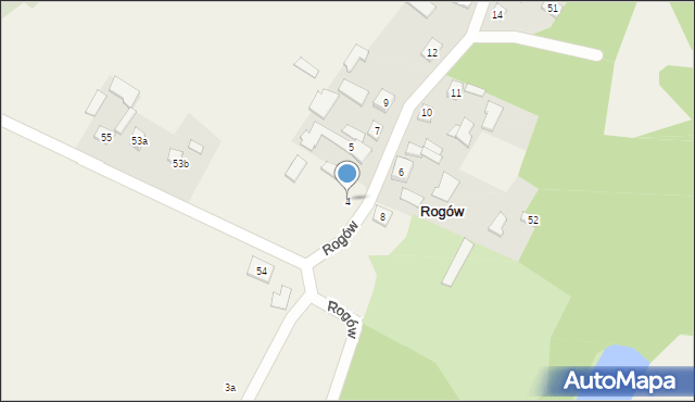 Rogów, Rogów, 4, mapa Rogów