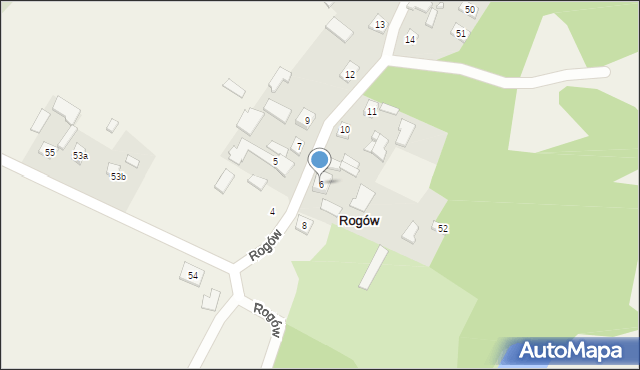 Rogów, Rogów, 6, mapa Rogów