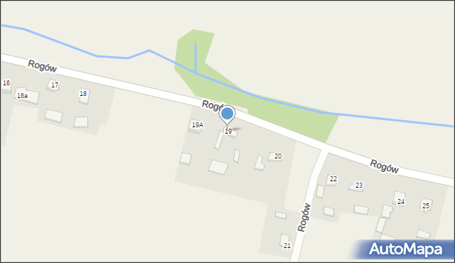 Rogów, Rogów, 19, mapa Rogów