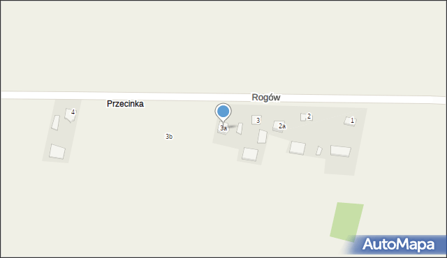 Rogów, Rogów, 3a, mapa Rogów