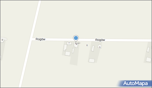 Rogów, Rogów, 7a, mapa Rogów