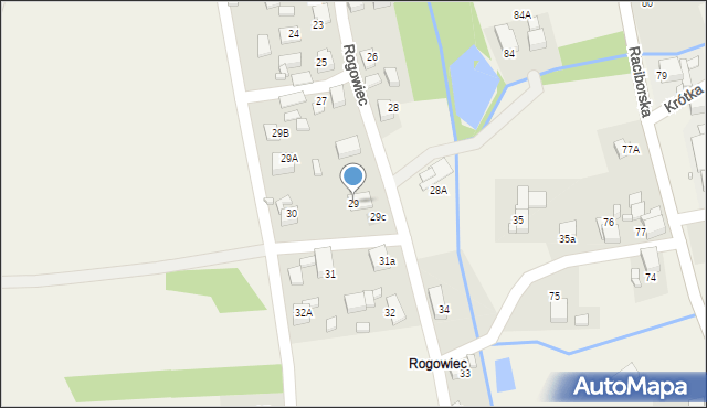 Rogów, Rogowiec, 29, mapa Rogów