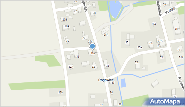 Rogów, Rogowiec, 31a, mapa Rogów