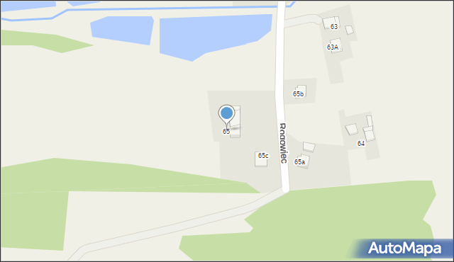 Rogów, Rogowiec, 65, mapa Rogów
