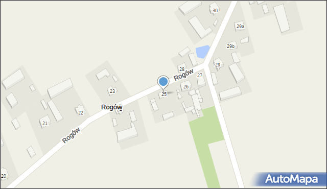 Rogów, Rogów, 25, mapa Rogów