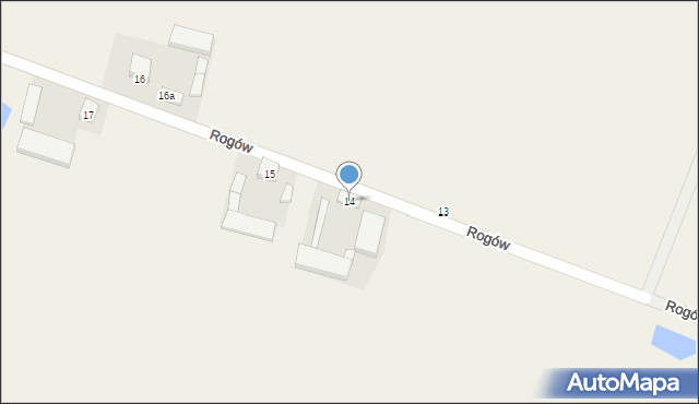 Rogów, Rogów, 14, mapa Rogów