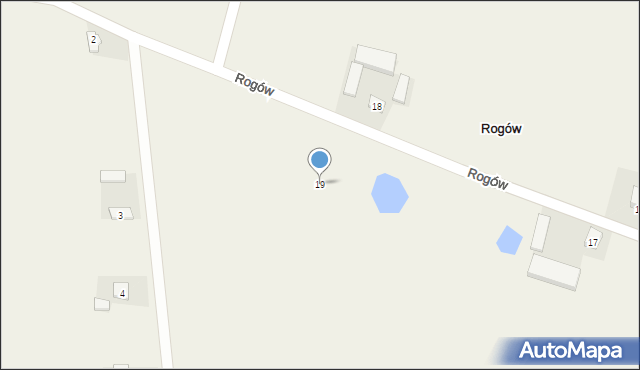 Rogów, Rogów, 19, mapa Rogów