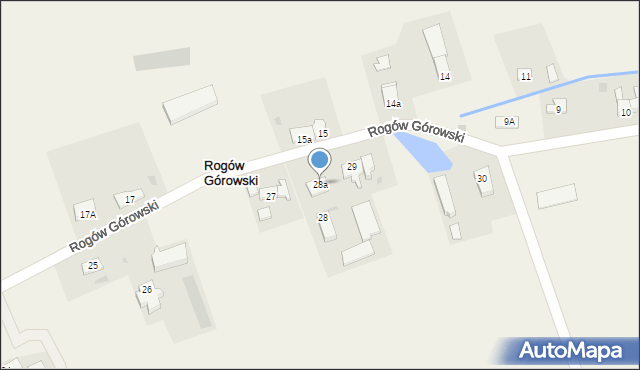 Rogów Górowski, Rogów Górowski, 28a, mapa Rogów Górowski