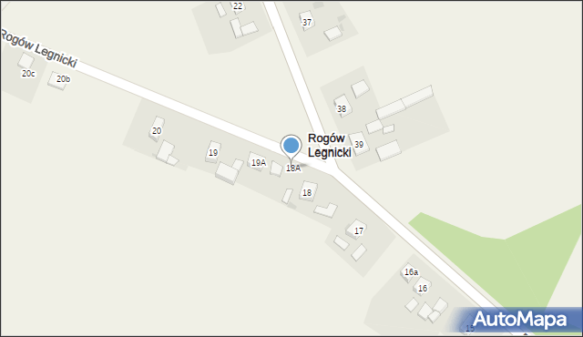 Rogów Legnicki, Rogów Legnicki, 18A, mapa Rogów Legnicki