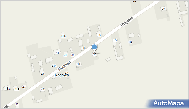 Rogowa, Rogowa, 37, mapa Rogowa
