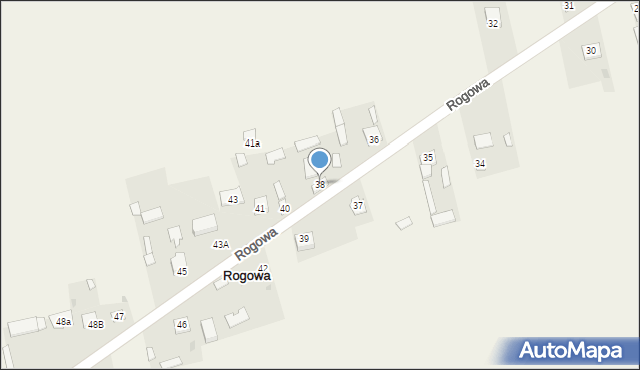 Rogowa, Rogowa, 38, mapa Rogowa