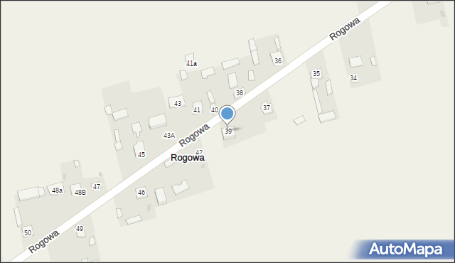 Rogowa, Rogowa, 39, mapa Rogowa
