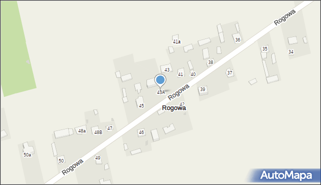 Rogowa, Rogowa, 43A, mapa Rogowa