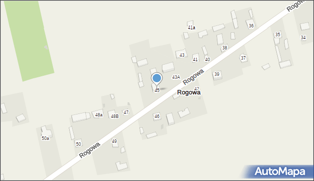 Rogowa, Rogowa, 45, mapa Rogowa